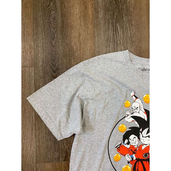 Dragon Ball Z Graphic Tee Featuring Goku & Characters Gray Short-Sleeve Shirt - Picture 3 of 4